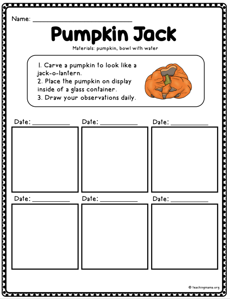 pumpkin jack experiment